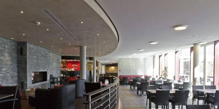 V termální části najdete i restaurant.
