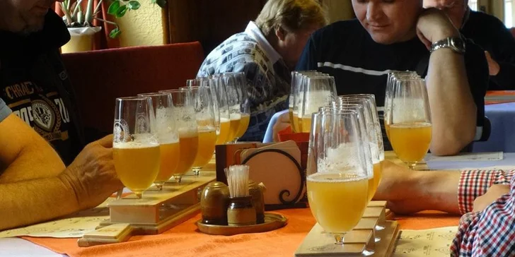 Komentovaná degustační prohlídka minipivovaru Kolštejn pro dvě osoby