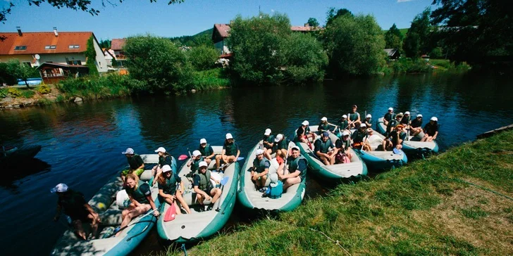 Letní dětský vodácký tábor Hroch - nejlepší léto na Vltavě