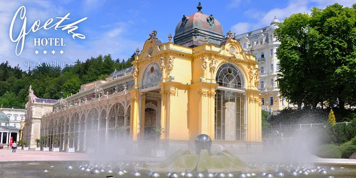 Pobyty v luxusním hotelu Goethe**** v Mariánkách
