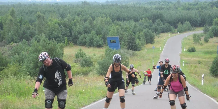 Okolo Lužických jezer na kole i na bruslích