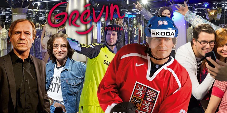 Vstup do slavného muzea Grévin i sleva do kavárny
