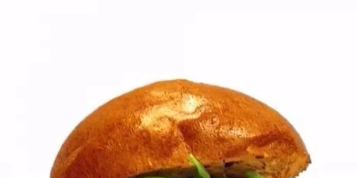Netradiční burger dle výběru v Tom's Burger