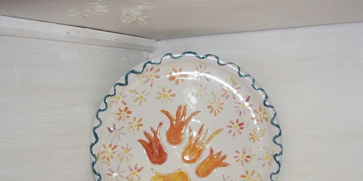Malování keramiky glazurou v Penzionu Keramika