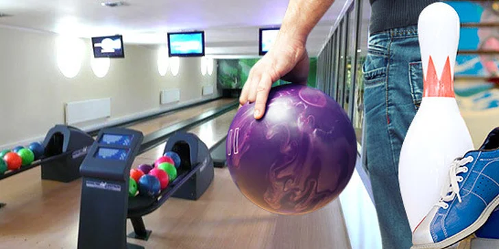 65% sleva na dvě hodiny bowlingu
