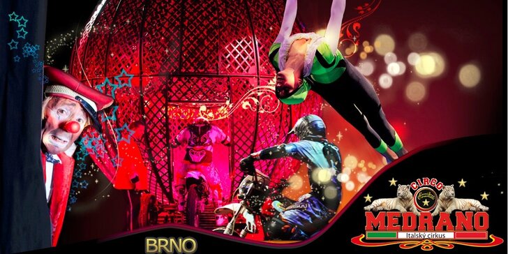 Vstupenka na Italský cirkus Medrano v pátek 19.4.2013