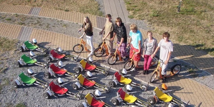 Fantastický let na dlouhé lanovce: 2 adrenalinové sjezdy pro malé i velké
