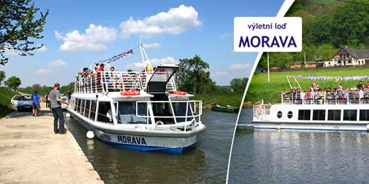 Dvouhodinová plavba výletní lodí Morava