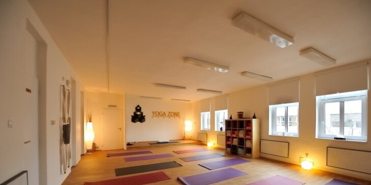 5 lekcí jógy ve studiu Yoga zone