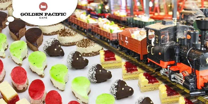 Neomezená konzumace dortíků v kavárně roku Golden Pacific Café - pro 2 osoby