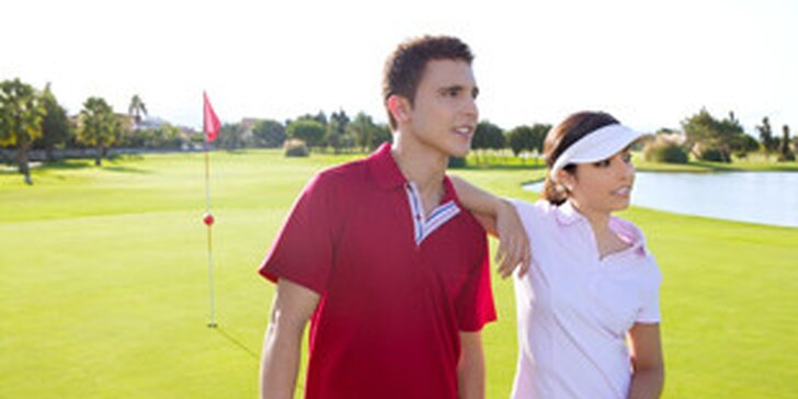 Zažijte golf: 2,5hod. golfový kurz pro 2 začátečníky s profesionálním trenérem