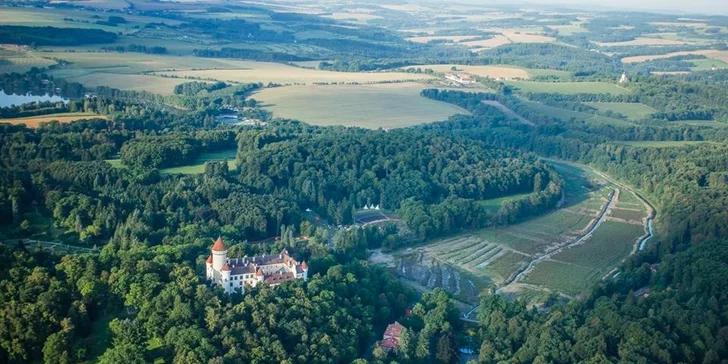 Vyhlídkový let horkovzdušným balonem – 60 minut v oblacích
