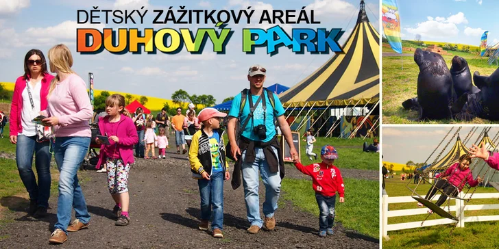 Celodenní dárková vstupenka do Duhového parku u Prahy