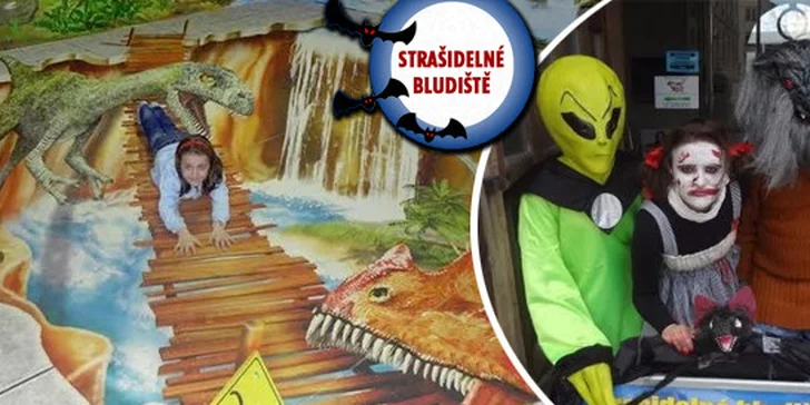 2 vstupenky do strašidelného bludiště