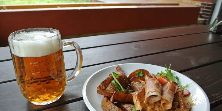 Dva 200g steaky dle výběru s přílohami v restauraci Čertovka