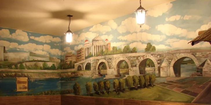 Čevabčiči v balkánské restauraci Skopje pro 2 osoby