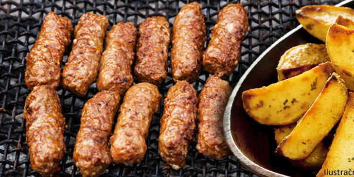 Čevabčiči v balkánské restauraci Skopje pro 2 osoby