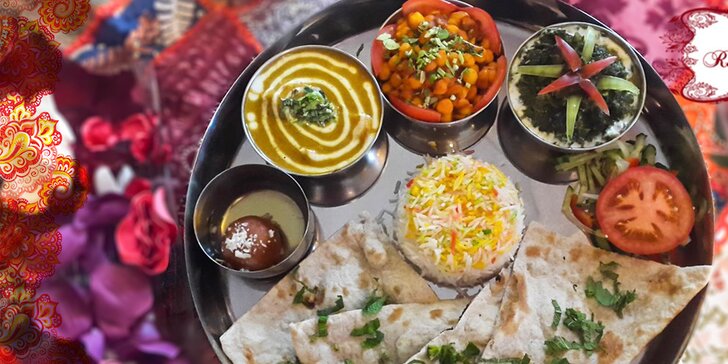 Přehlídka barev a chutí: indické degustační menu pro dvě osoby