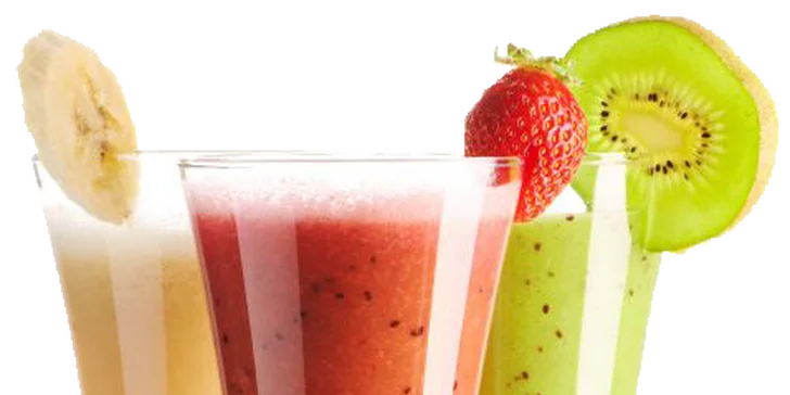 2x smoothie z čerstvého ovoce v kavárně TakeYourTime