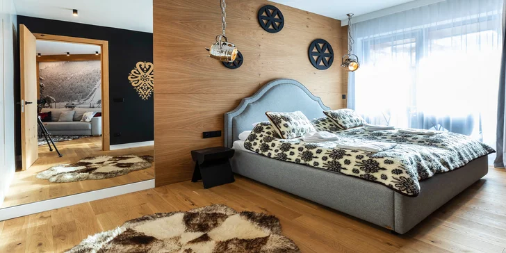 Na výběr je několik typů apartmánů až pro 6 osob (na fotce Royal Giewont & Spa).
