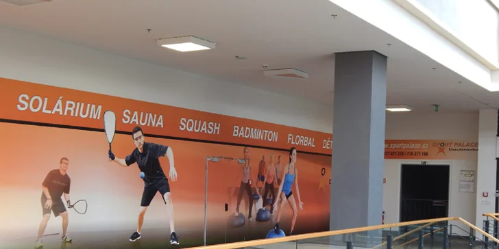 Celkem najdete ve Sportpalace 6 squashových kurtů a 3 badmintonové kurty.