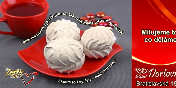 Lahodné dorty Labuť – sladký život se stane zvykem