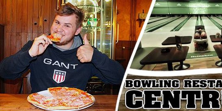 Pravá italská pizza a hodina skvělého bowlingu