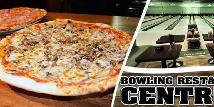 Pravá italská pizza a hodina skvělého bowlingu