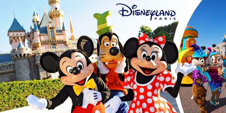4denní zájezd do pohádkového Disneylandu a prohlídka Paříže - vstupenka i noc v hotelu