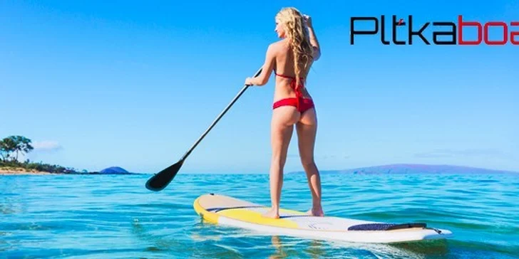 Hodinové jízdy na paddleboardu v centru Prahy