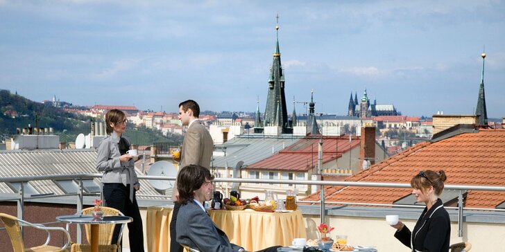 Snídaně formou pestrého bufetu v centru Prahy