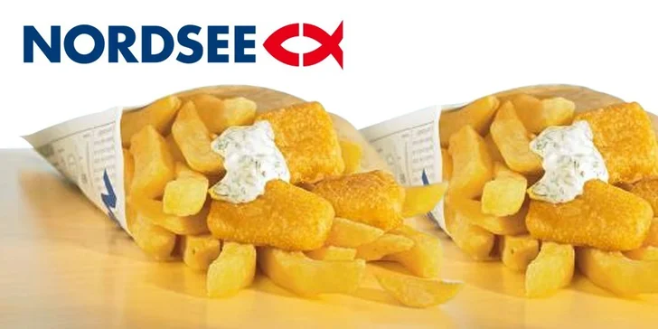2x Fish & Chips s sebou z restaurací NORDSEE
