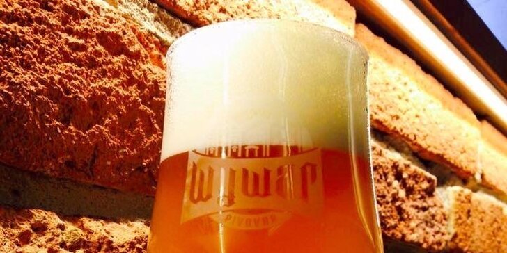Prohlídka nového pivovaru Wywar s ochutnávkou i jídlem