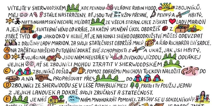 Celodenní program Návrat Robina Hooda na zámku Loučeň