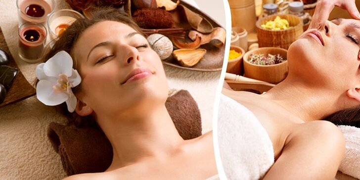 Čokoládová péče: masáž hlavy a dekoltu čokoládovým aroma a čokoládou