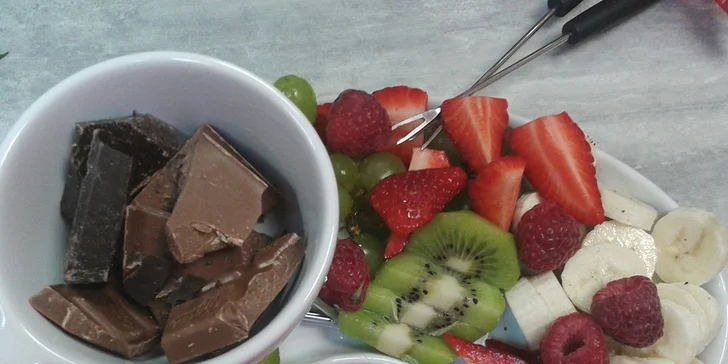 Čokoládové fondue, romantika pro dva ve Fantazii