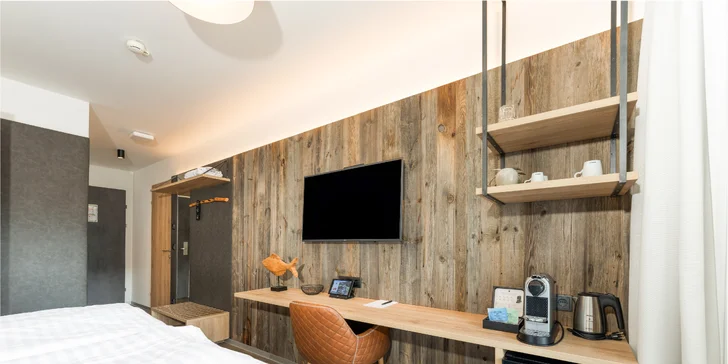 Apartmány a Štúdiá majú plne vybavený kuchynský kút.