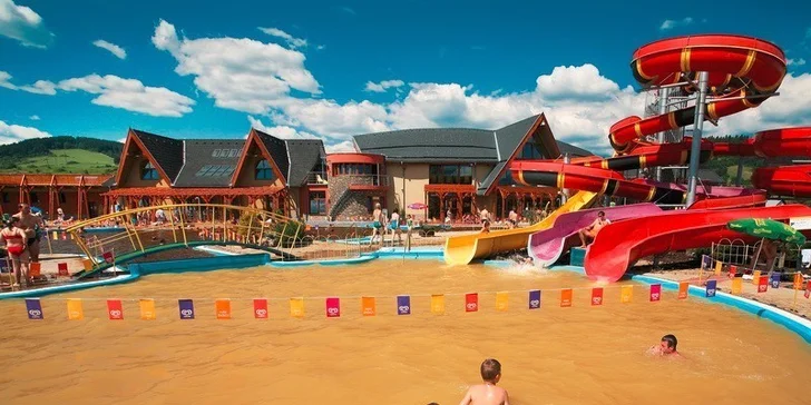 Wellness & Aquapark pobyt v Bešeňové s 50% slevou do GINO PARADISE