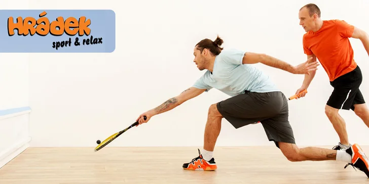 Přijďte se rozhýbat - Hodina squashe či badmintonu pro dvě osoby