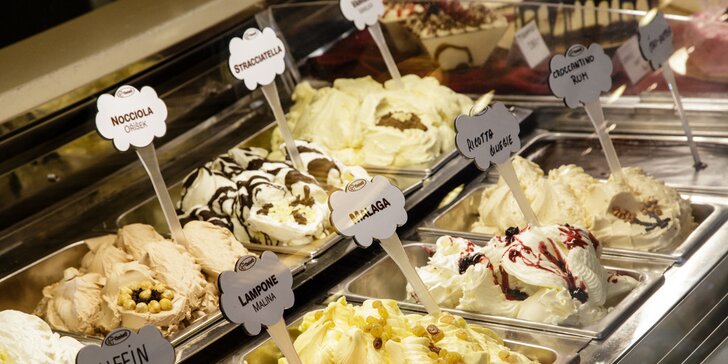 2 nebo 10 kopečků pravé italské zmrzliny v Gelati Eis Caffé
