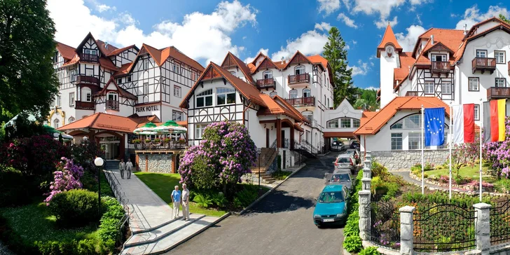Hotel, jehož budova patří mezi ty nejmalebnější ve městě, se nachází v klidném lázeňském středisku s dlouholetou tradicí.