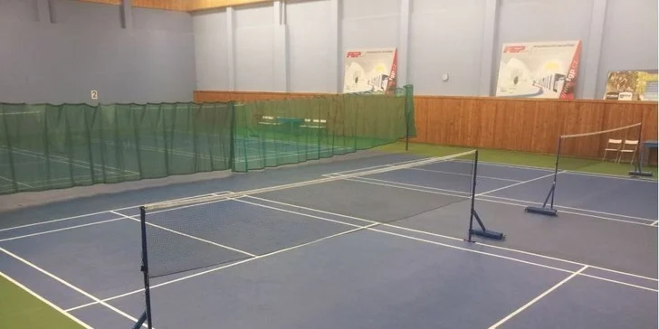 Hodinový pronájem kurtu v Badminton Milo