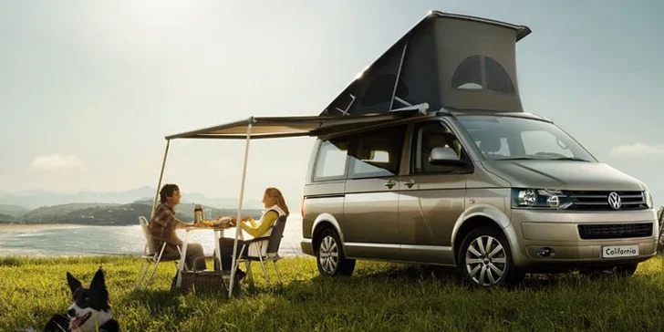 Zapůjčení Volkswagen California - domov na čtyřech kolech