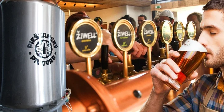 Prohlídka Piešťanského pivovaru s degustací piva