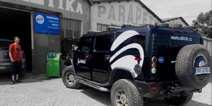 Servis a plnění klimatizace ve voze s možností dezinfekce interiéru