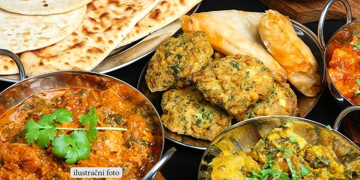 Bohaté indické menu pro dva v restaurantu Namaskar