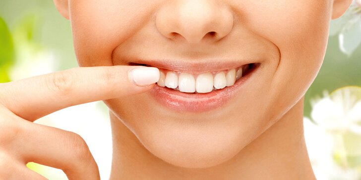 Precizní dentální hygiena s air flow a bělením zubů