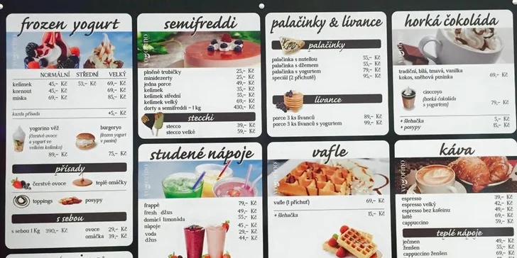 Yogorino - Ochutnejte frozen yogurt