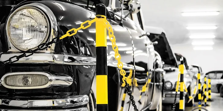 Vstupenka do nového muzea amerických historických automobilů JK CLASSICS