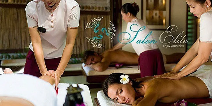 Výběr ze 3 druhů luxusních masáží v Salon Elite v centru Prahy